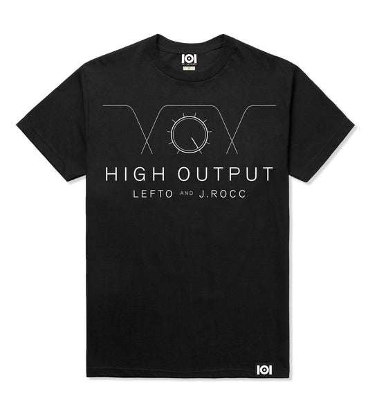 LEFTO & J.ROCC "HIGH OUTPUT" MIX CD, T-SHIRT & LIMITED EDITION 7-INCH VINYL