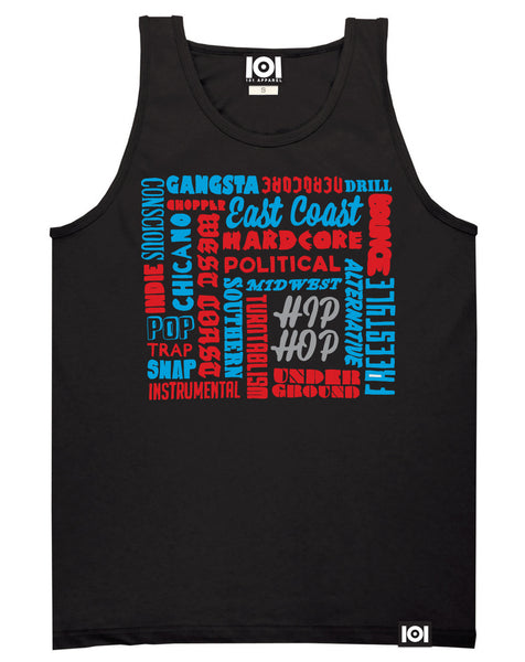 HIP HOP GENRES TANK TOP