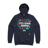 FREEDOM SOUND HOODED FLEECE - NAVY