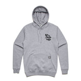 MUSIC IS LIFE IS MUSIC HOODED FLEECE - HEATGER GREY