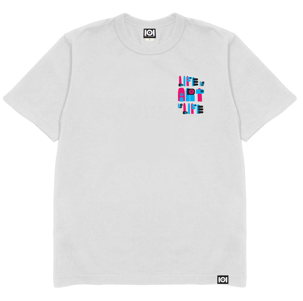 LIFE IS ART IS LIFE - WHITE