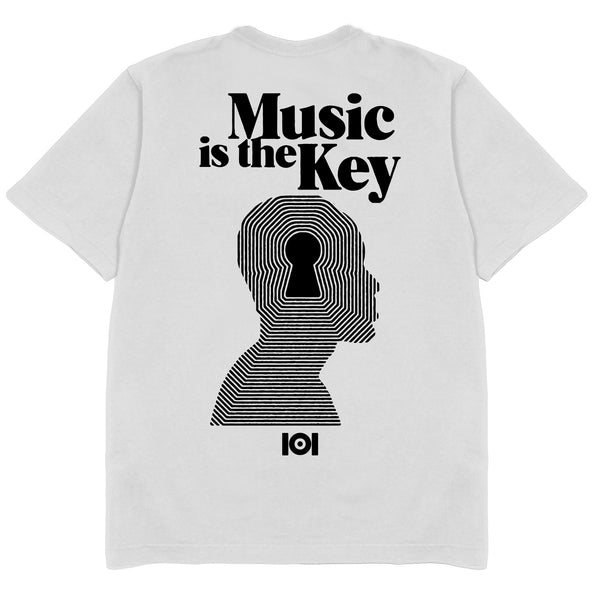 MUSIC IS THE KEY - WHITE