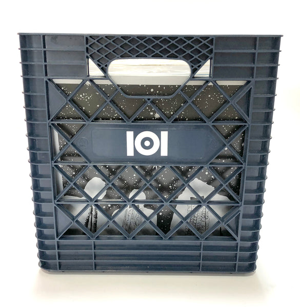 12" VINYL RECORD CRATE - NAVY