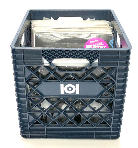 VINYL RECORD CRATE - GREEN