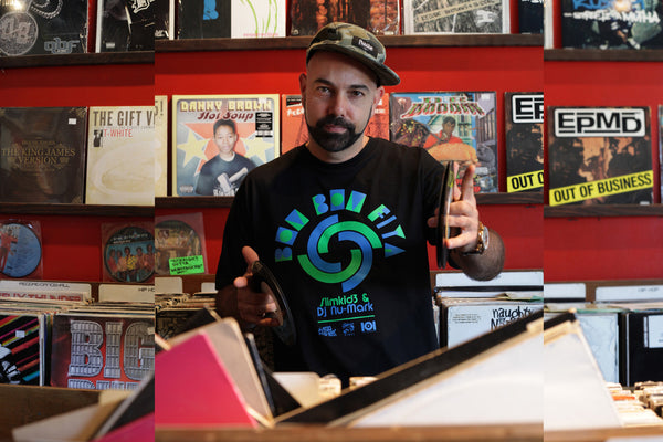 DJ NU-MARK & SLIMKID3 - "TRE'D MARK MIX" (BOM BOM FIYA) T-SHIRT & MIX CD