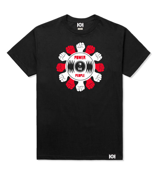 MdCL & GB “POWER TO THE PEOPLE” T-SHIRT W/MIX CD, CASSETTE  & 7-INCH VINYL