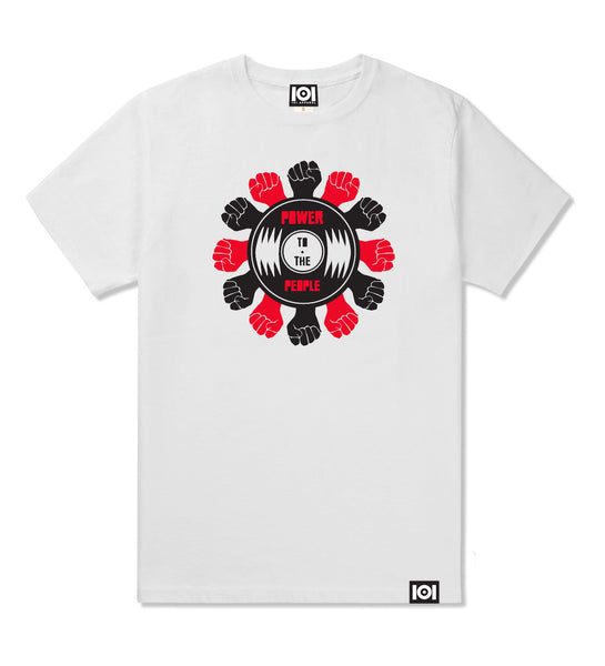 MdCL & GB “POWER TO THE PEOPLE” T-SHIRT W/MIX CD, CASSETTE  & 7-INCH VINYL