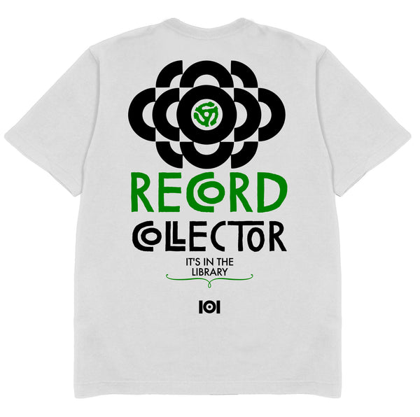 RECORD COLLECTOR - WHITE