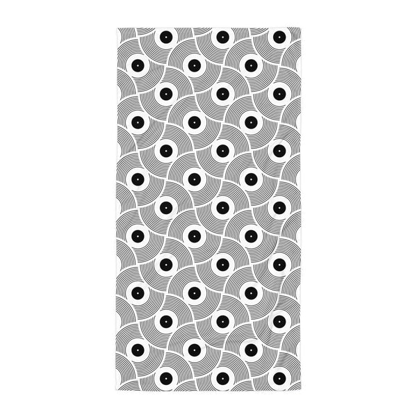 VINYL 02 PATTERN TOWEL - WHITE