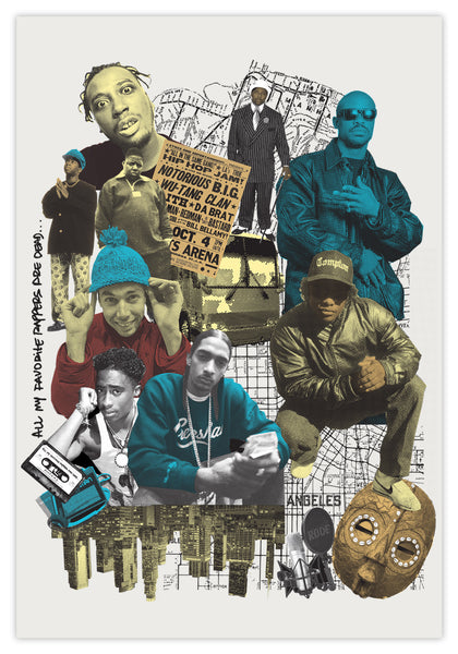 ALL MY FAVORITE RAPPERS ARE DEAD - ATLANTIC GREEN W/ POSTER