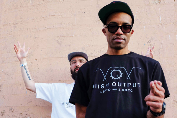 LEFTO & J.ROCC "HIGH OUTPUT" MIX CD, T-SHIRT & LIMITED EDITION 7-INCH VINYL