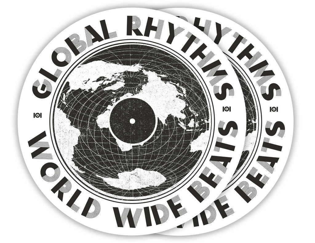 GLOBAL RHYTHMS  DJ SLIPMATS - FREE W ORDERS OVER $100
