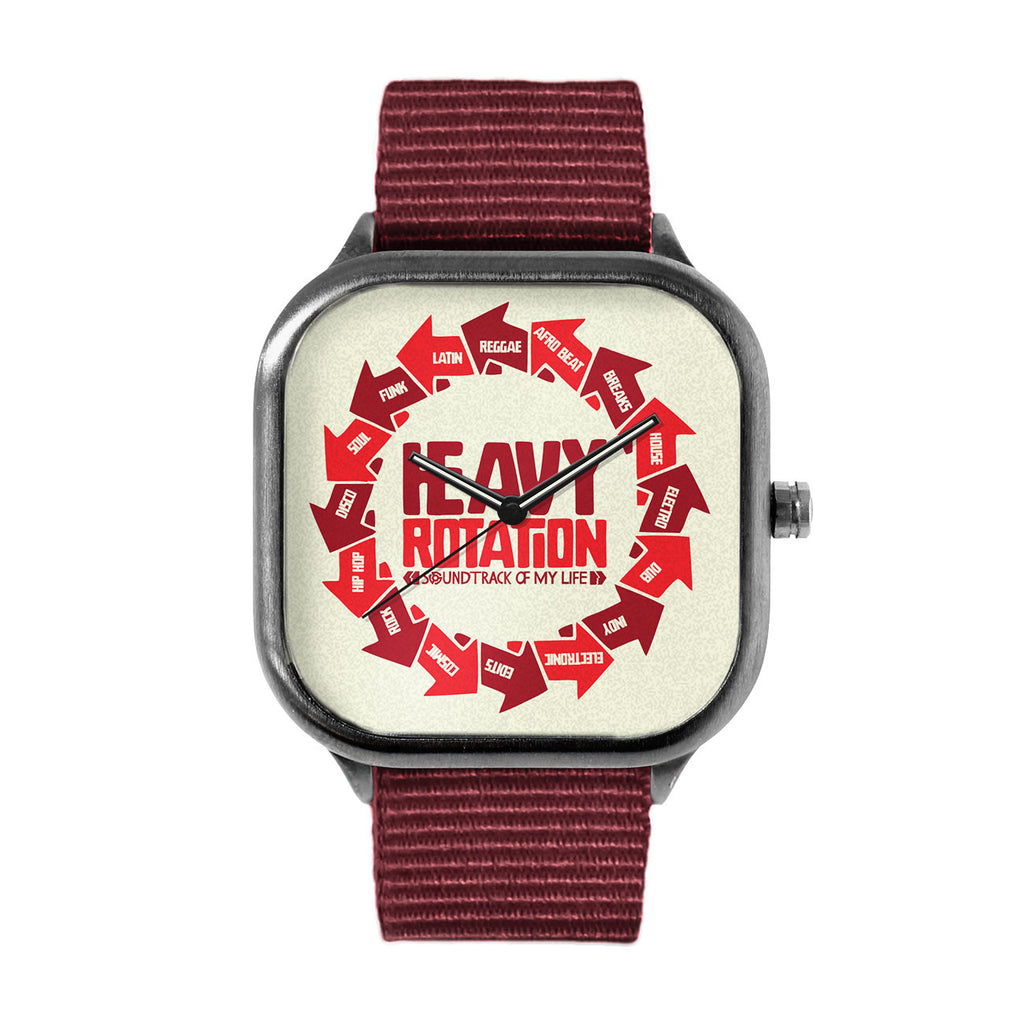 LIMITED EDITION "HEAVY ROTATION" METAL WATCH