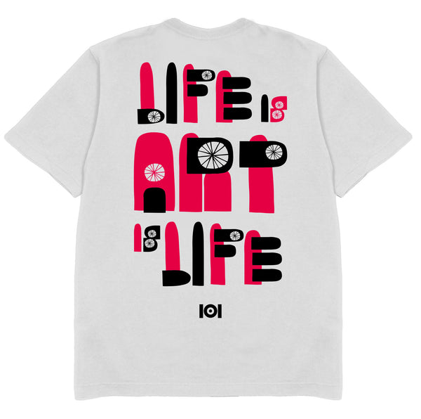 LIFE IS ART IS LIFE - WHITE