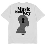 MUSIC IS THE KEY - WHITE