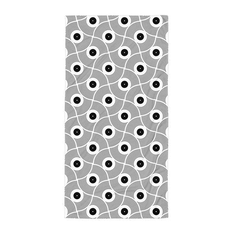 VINYL 02 PATTERN TOWEL - WHITE